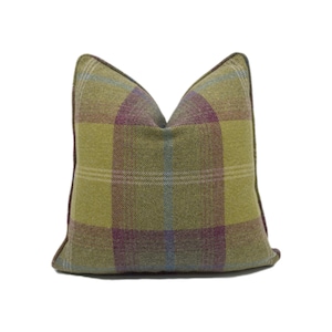 Porter & Stone - Balmoral - Pistachio - Cushion Cover Pillow Throw Stunning Self Piped