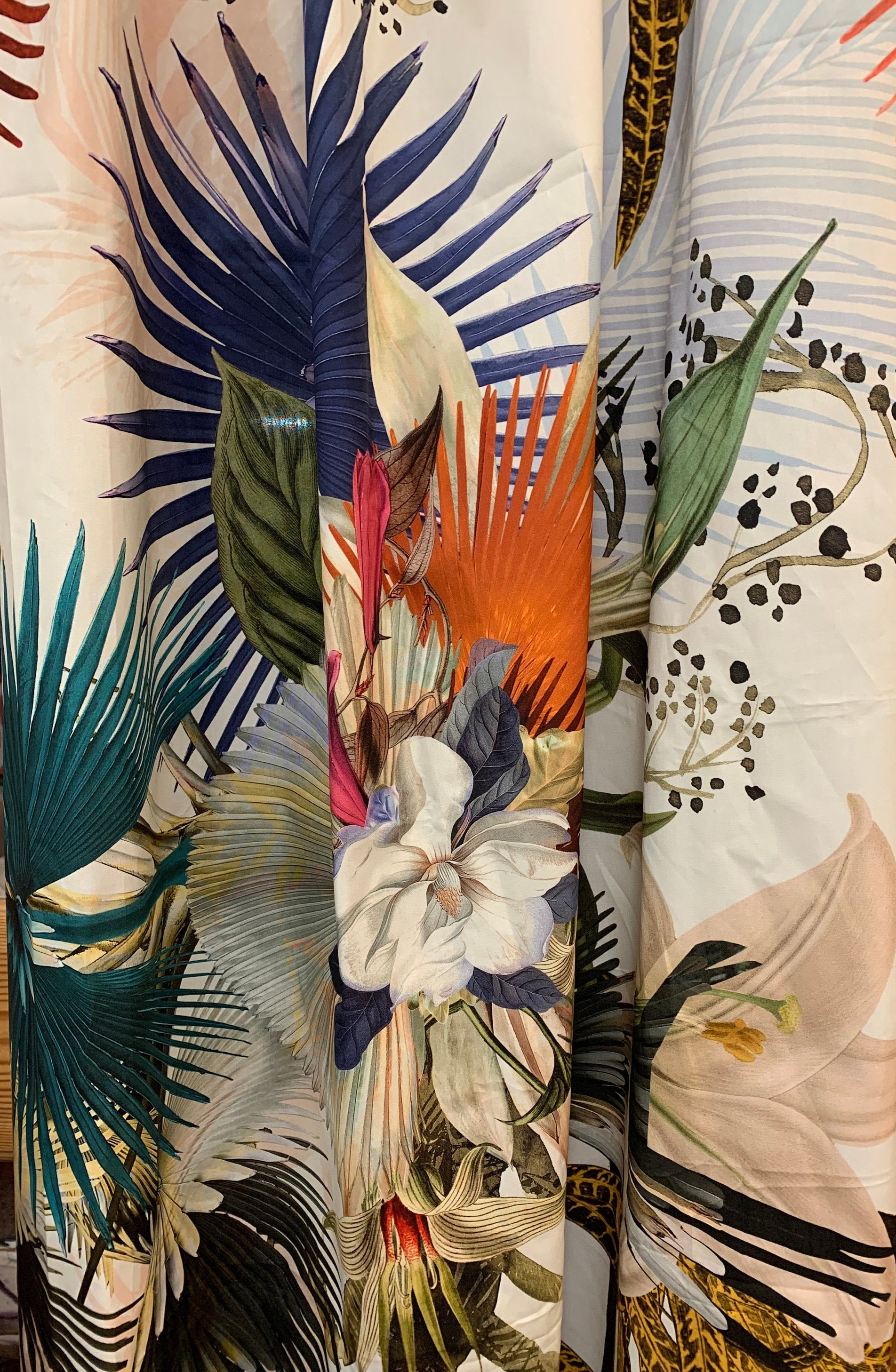 Designers Guild - Christian Lacroix - Oiseau De Bengale Camelia  curtains/drapes - Stunning Designer Fabric