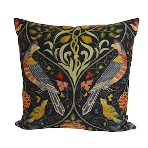 William Morris - Seasons by May - Indigo -  Cushion Cover Throw Pillow Designer Home Decor