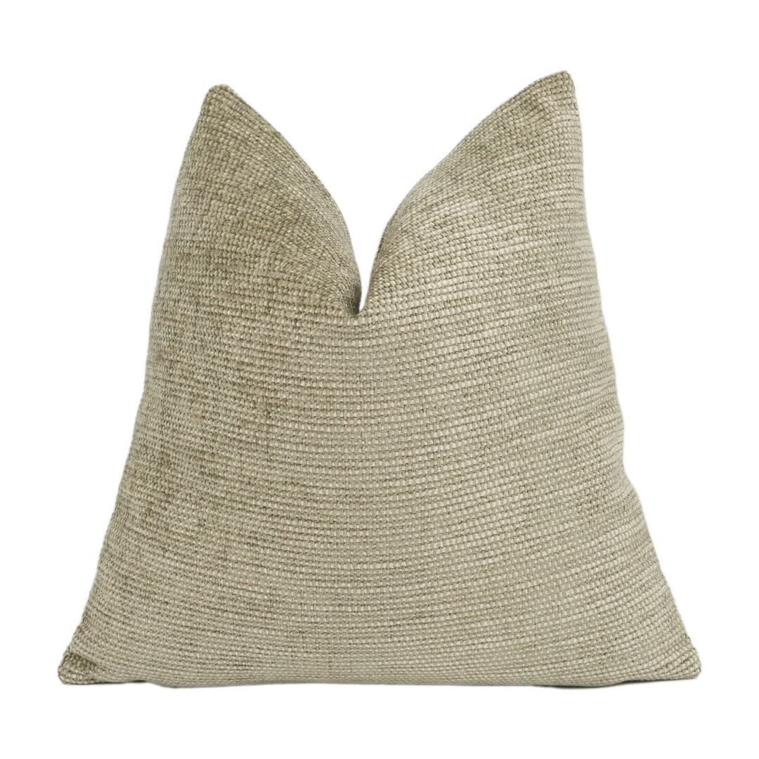 Zoffany Rothko Walnut Luxurious Plush Chenille Cushion Cover Handmade