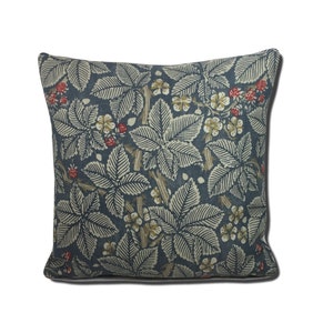 William Morris - Bramble - Mineral / Slate  - Cushion Cover Throw Pillow Designer Home Decor
