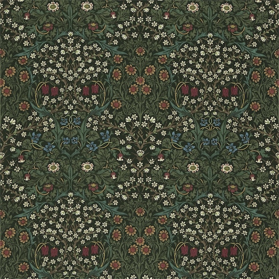 ウィリアムモリス ヴァイン vine スクエアプレート 2枚 無料壁紙