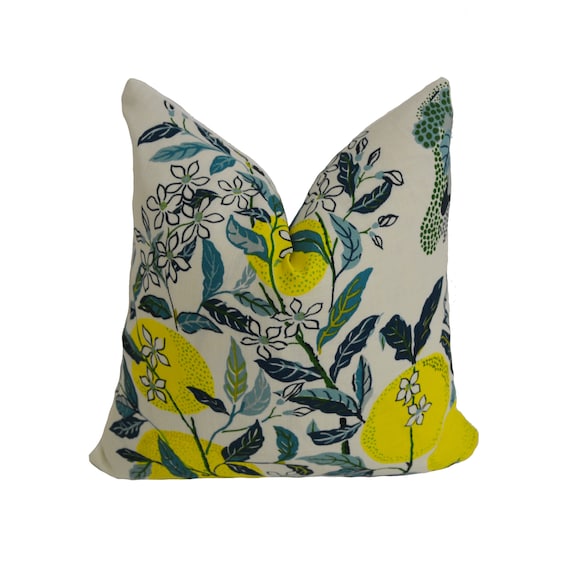 Schumacher Citrus Garden Pool Whimsical Fruit Trees