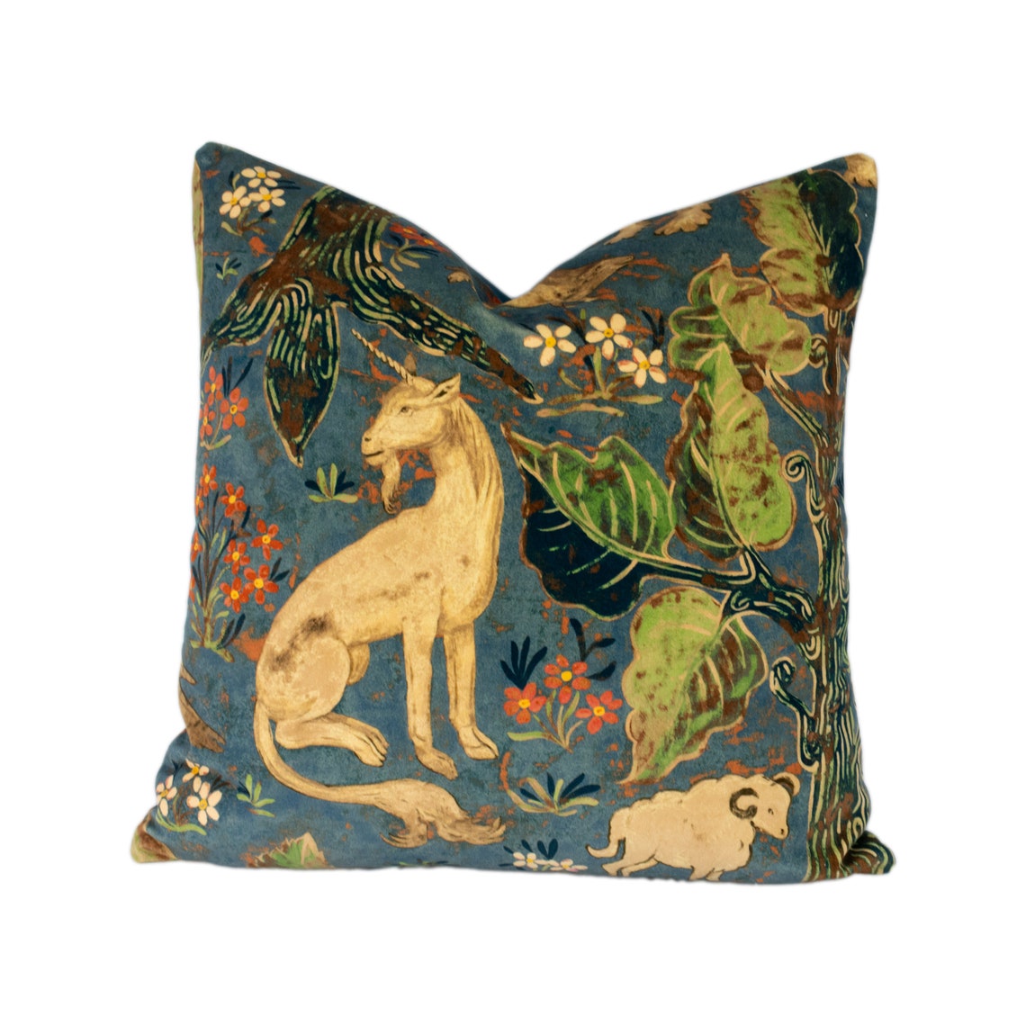 Zoffany Arden Velvet Blue Luxurious Mid-century British - Etsy