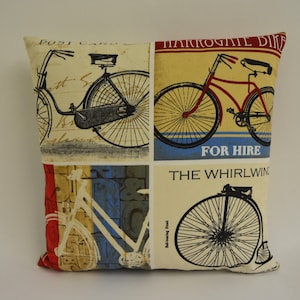 Ashley Wilde - Cyclist - Vintage - Cushion Covers Pillow Throws