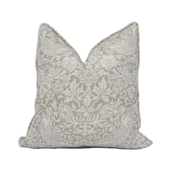 William Morris Strawberry Thief Pure Dove Stunning Iconic