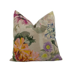 Designers Guild - Delft Flower - Tuberose - Exquisite Layered Blooming Floral Designer Cushion Cover - Luxury Throw Pillow - Handmade Home