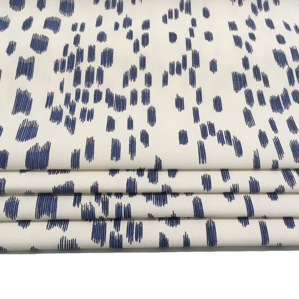 Brunschwig & Fils - Les Touches - Blue Made To Measure Professionally Made Roman Blind