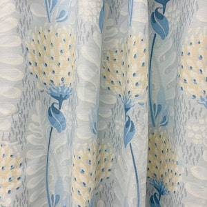 Thibaut - Anna French Fabric - Tiverton  - Spa Blue  Made to Measure Curtains - draper panels