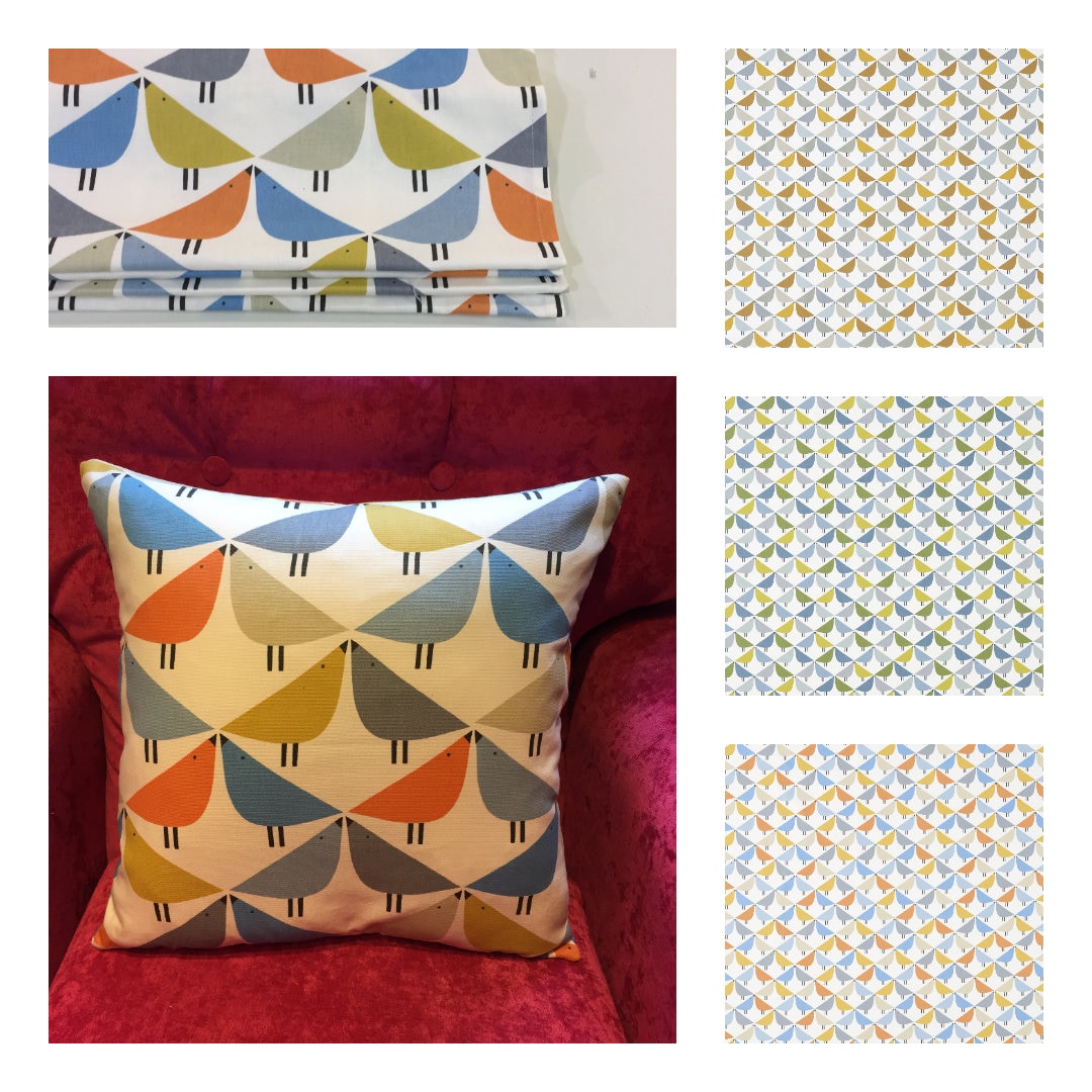 Scion Lintu 3 Colourways Available Dandelion / Gecko / Satsuma Fun