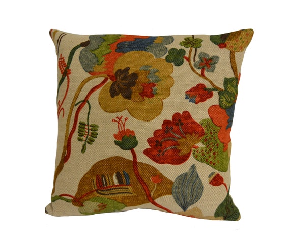 邦楽 the pillows STAMP COLLECTION Plum Patchwork Kuba Cloth Pillow