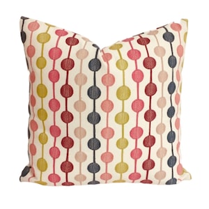 Scion - Paikka - 5 combinaciones de colores disponibles - Bonita y alegre funda de cojín bordada de diseñador - Almohada decorativa de lujo - Decoración del hogar hecha a mano
