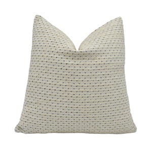 Harlequin - Aelius - Mineral / Ivory - Luxury Sustainable Speckled Weave Cushion Cover - Cream Grey Thick Woven Outdoor Garden Pillow
