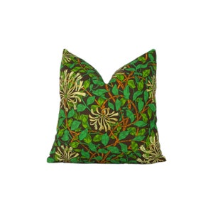 William Morris - Madreselva - Otoño - Funda de cojín decorativa de diseño para el hogar