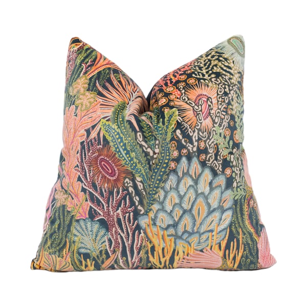Harlequin - Acropora - Brazilian Rosewood / Nectar / Tree Canopy - Stunning Handmade Cushion Cover Designer Home Décor Velvet Throw Pillow