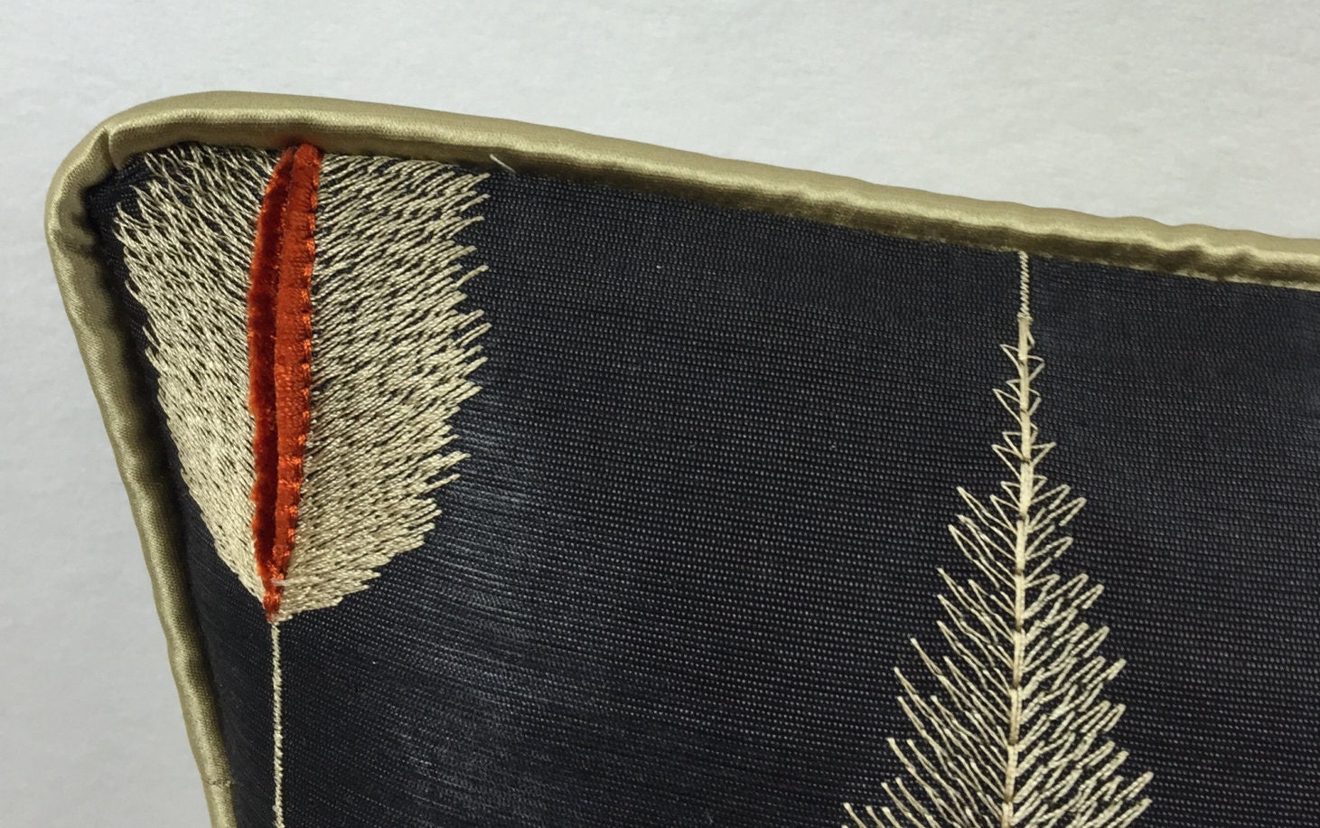 Jane Churchill Colefax and Fowler Plato Charcoal Gold Etsy UK