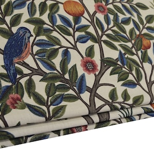 William Morris - Kelmscott Baum - Woad / Wein - Professionell gefertigt Roman blind Maßanfertigung