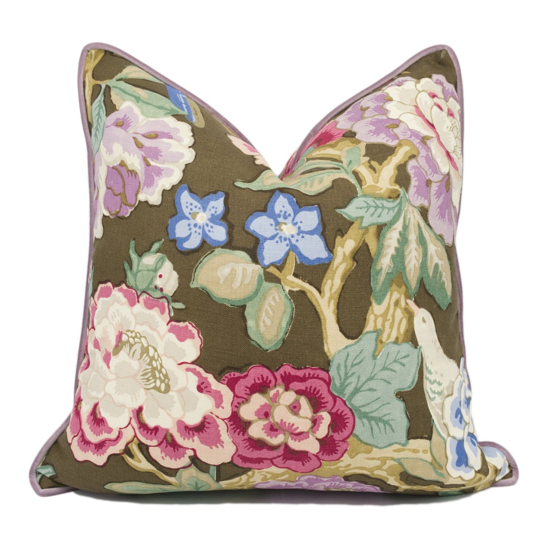 Schumacher / Mary Mcdonald - Bermuda Blossoms - Cocoa - Bold ...