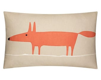 MR FOX Scion Cushion Covers in 5 Colours - Option of Quality Cushion Pad - Designer Throw Pillow Stunning Scatter Pillow Luxury Home Decor