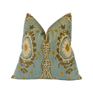 Lewis & Wood - Nikita - Marina - Stunning Velvet Cushion Cover Handmade Throw Pillow Designer Moroccan Style Home Décor
