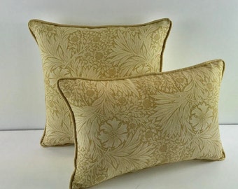 William Morris - Marigold - Lichen / Cowslip - Cushion Cover Throw Pillow Designer Home Decor