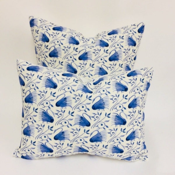 Delft Blue Pillow Etsy
