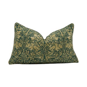 William Morris - Brer Rabbit - Forest / Manilla - Cushion Cover Throw Pillow Designer Home Decor