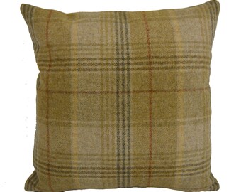 wool plaid pillows