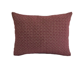 Clarke and Clarke - Orbit - Frambuesa - Funda de cojín geométrica, diseño de almohada decorativa para el hogar