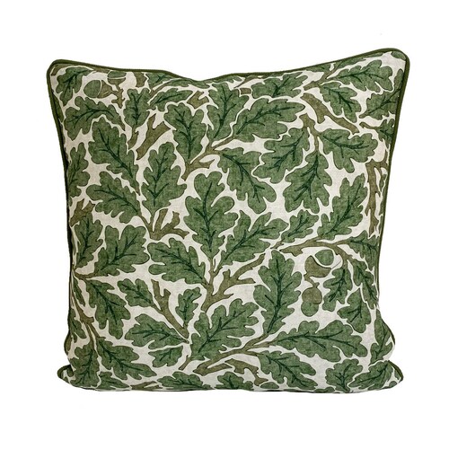 Premium Photo | Green cushion cover throw pillow isolated on white background