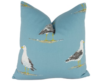 Sanderson - Shore Birds - Pacific - Stunning Designer Cushion Cover Home Decor Throw Pillow