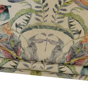 Voyage Decoration - Netherton - Pomegranate  - Professionally Made Roman Blind Made to Measure