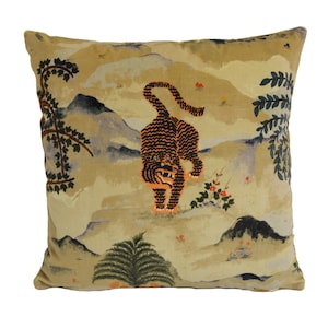 Linwood - Aesop - Green Velvet - Stunning Designer Cushion Cover Pillow Throw