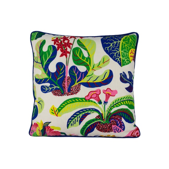 邦楽 the pillows STAMP COLLECTION Studio Jill 'Connect in Sepia' - 100% Belgian Linen Pillow