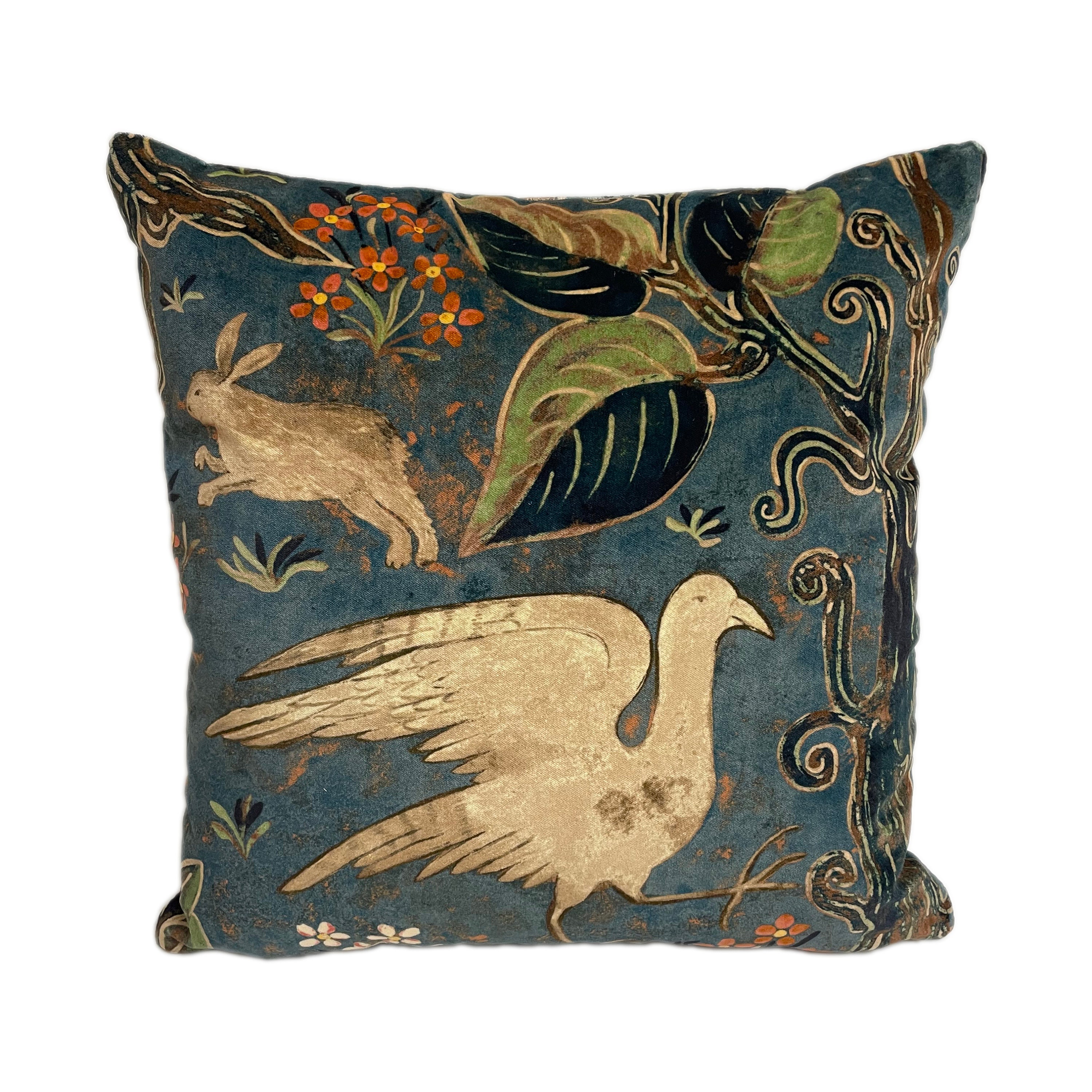 Zoffany Arden Velvet Blue Luxurious Mid-century British - Etsy