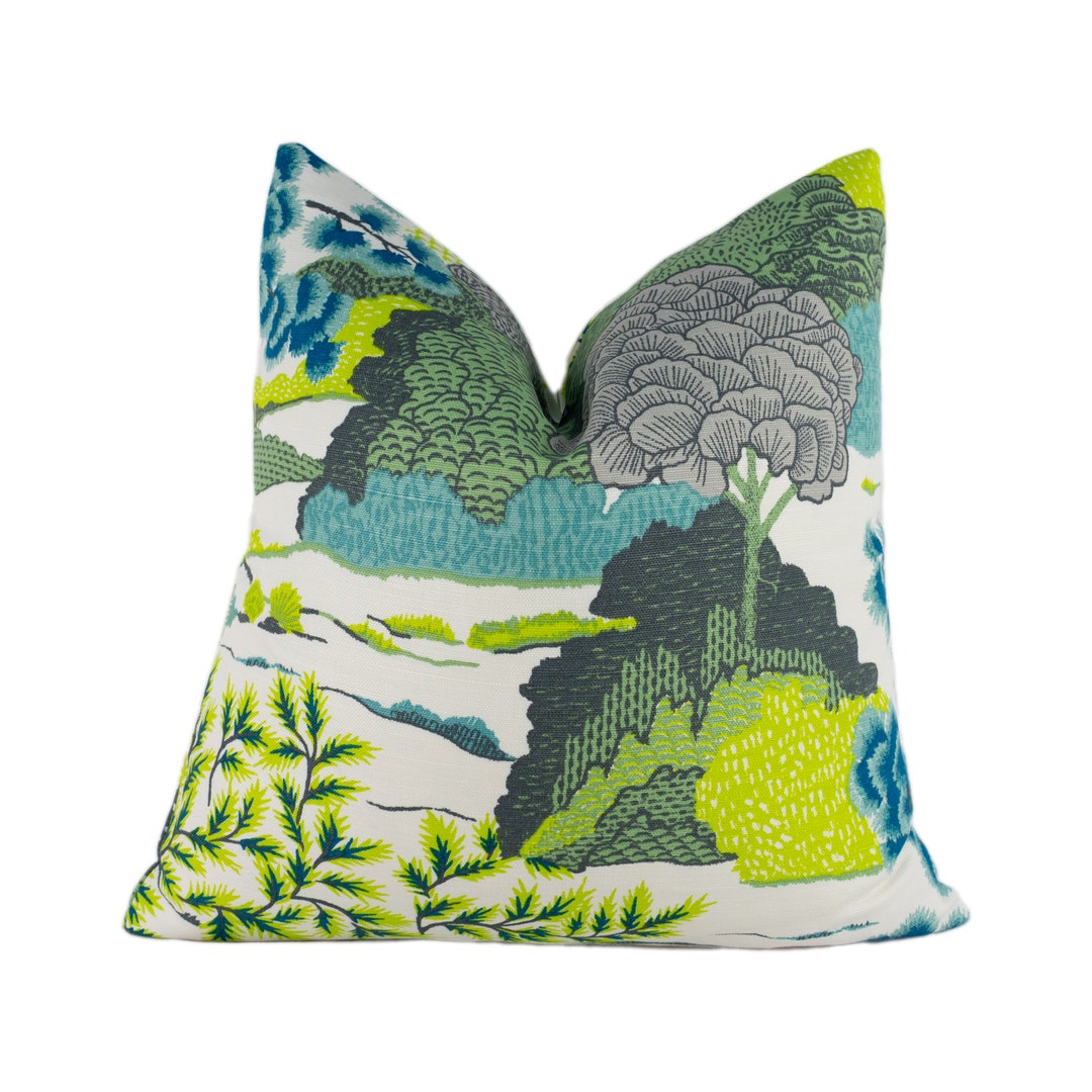 Thibaut Daintree Bluemoon Stunning Designer Cushion Etsy