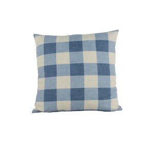Clarke & Clarke Polly Chambray Lovely Chequered Cushion Cover Throw Pillow Designer Home Decor image 2