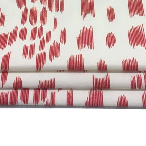 Brunschwig & Fils Les Touches Pink Made To Measure Professionally Made Roman Blind