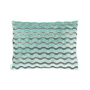 Designers Guild - Murrine - Celadon - Poszewka na poduszkę z ciętego aksamitu Poduszka dekoracyjna Designer Home Decor