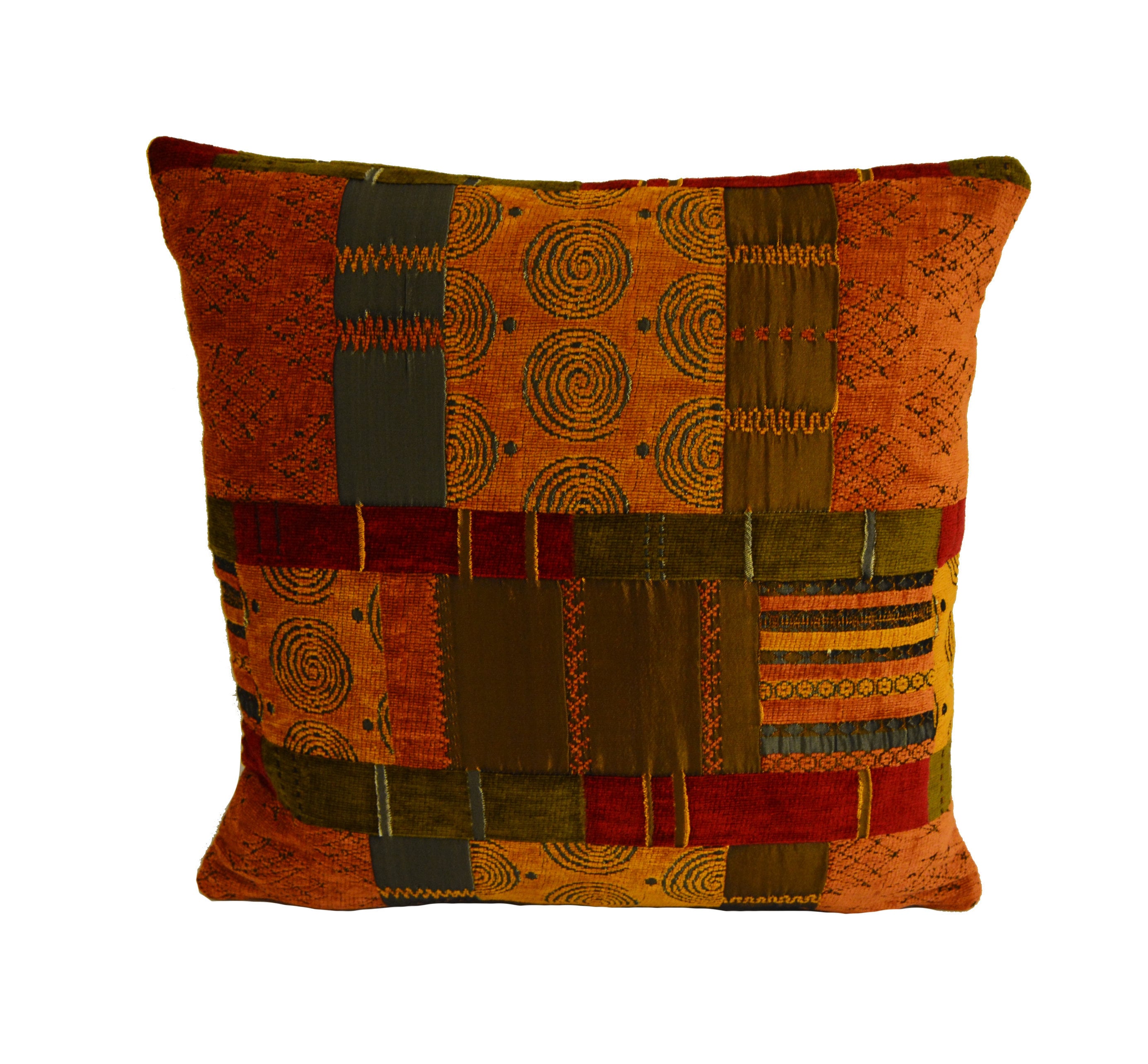 Porter & Stone Prague Terracotta Cushion Cover Pillow Etsy UK