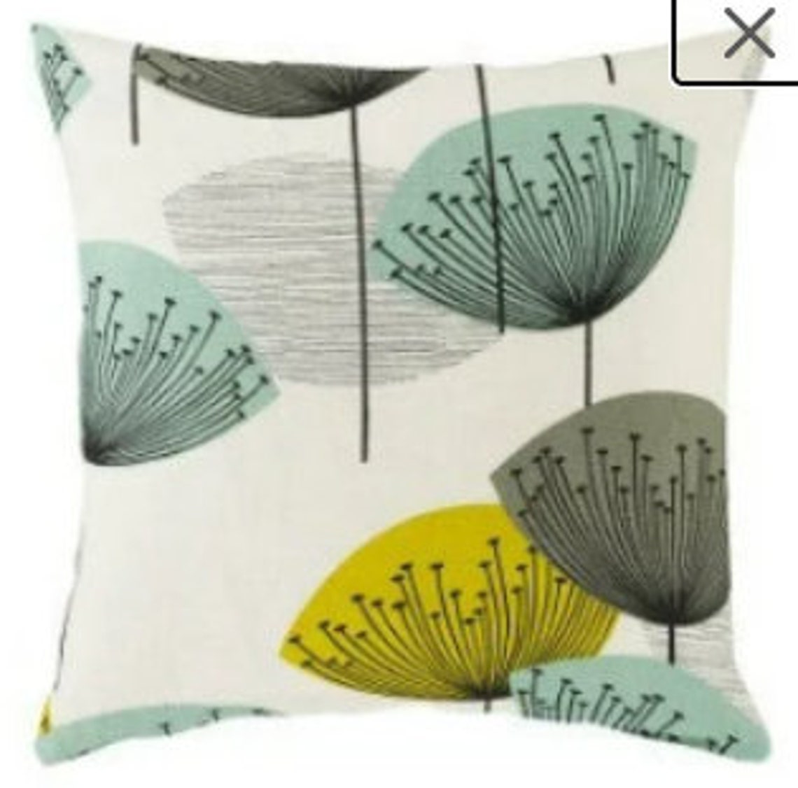 Sanderson Dandelion Clocks Chaffinch Cushion Cover Throw Etsy UK