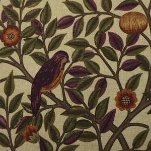 William Morris - Kelmscott Tree - Mulberry / Russet - Classic English Designer Cushion Cover - Luxury Throw Pillow - Handmade Home Decor image 4