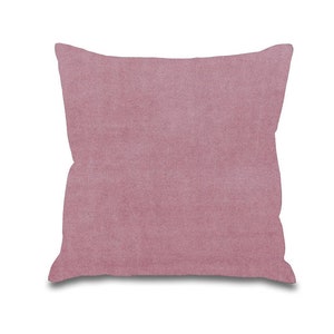 Clarke & Clarke - Alvar - Blush - Incredibly Soft Versatile Matte Finish Designer Velvet Cushion Cover - Luxury Throw Pillow Handmade