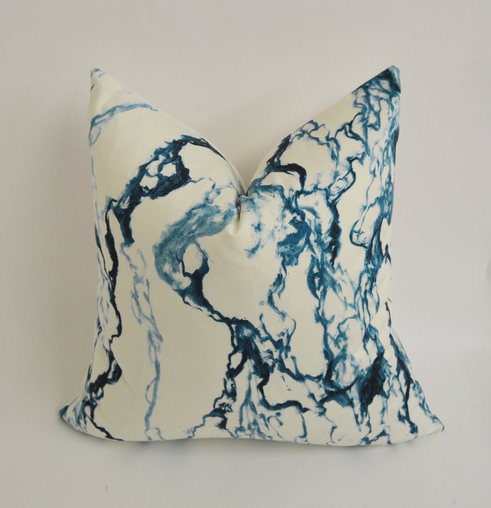 Pierre Frey Portor Bleu Cushion Covers / Pillow Throws Etsy