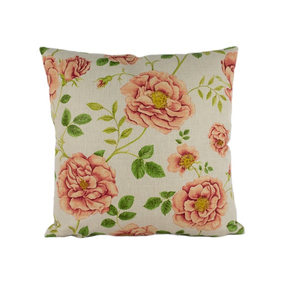 Sanderson Rosalie Linen Rose Stunning Designer Cushion