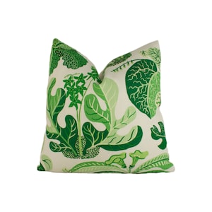 Schumacher - Exotic Butterfly - Leaf - Signature Josef Frank Whimsical Butterfly Designer Cushion Cover - Luxury Throw Pillow - Handmade