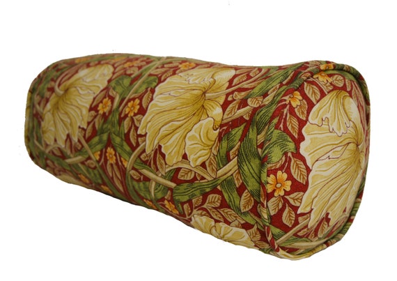 William Morris Kelmscott Tree Forest /& Gold Bolster Cushion Cover