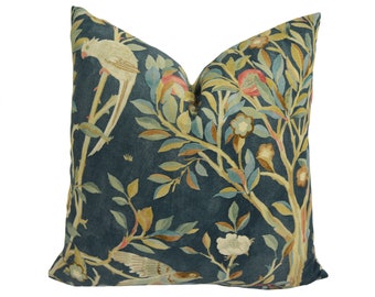 William Morris - Melsetter - Indigo - Cushion Cover Throw Pillow Designer Home Decor