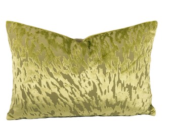 Designers Guild - Torlonia - Acacia - Stunning Luxury Velvetr Cushion Cover Gorgeous Home Decor Throw Pillow