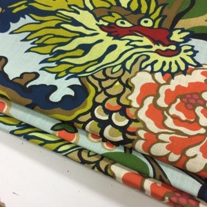 Schumacher - Chiang Mai Dragon II - Aqua Marine - Persiana romana profesional hecha a medida